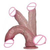 Dildo de silicona realista con ventosa, estimulador de punto G y vagina, juguetes sexuales - details 3