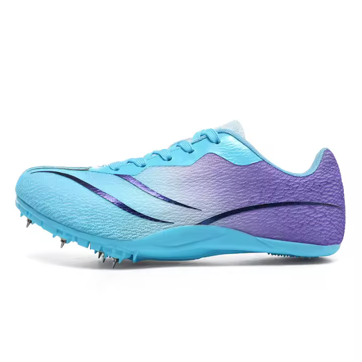 Zapatos de pista de carreras de entrenamiento Sprint con picos, zapatos con picos para pista, zapatillas de deporte de atletismo de pista y campo de malla para hombre y mujer - 1