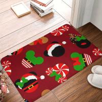 Alfombra de Bienvenida Navideña Antideslizante Poliéster Lavable para Dormitorio Baño Cocina - details 2
