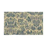 Toile De Jouy Toalla Algodón Francés Azul Marino Baño Ducha Deportes Yoga Toallas - details 8