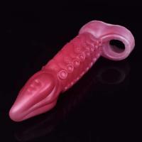 Fantasía Animal consolador manga caballo vaina perro nudo pene extensor dragón agrandamiento adultos juguetes sexuales para hombres - details 17