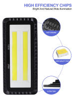 YNL Luces de Inundación LED AC 220V 200W-100W-50W Luz de Pared para Jardín al Aire Libre Impermeable IP66 Proyector de Paisaje COB - details 5