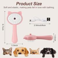 Cepillo eléctrico inteligente para el cuidado de mascotas con spray: herramienta de masaje, limpieza de baños y eliminación de pelo 3 en 1 para perros, removedor de pelo suelto sin dolor y refrescante de capa - details 3