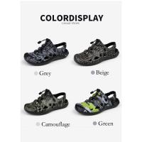 Gran oferta de zuecos de marca, sandalias para Hombre, zapatos informales, sandalias ligeras de EVA, zapatos coloridos para Hombre, Zapatillas de playa de verano para Hombre - details 3