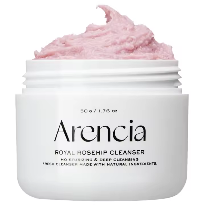 Arencia Rosehip Brightening Mochi Face Cleanser Exfoliante diario Hidratante, exfoliante Limpieza profunda - Todo tipo de piel con - 1