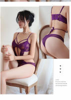 Conjunto de Lencería Sexy para Mujeres Camisola de Encaje con Diseño Transparente y V-Hollow - details 28