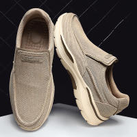 Zapatos de lona informales para hombre, zapatillas sin cordones a la moda para exteriores - details 3