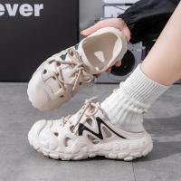 Zuecos de mujer con punta cerrada, estilo veraniego, antideslizantes, sandalias de playa para hombre, para uso al aire libre - details 12