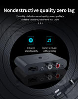 Adaptador de Audio Bluetooth U Disk 3,5 MM AUX envolvente estéreo música receptor inalámbrico transmisor para coche Kit TV PC altavoces - details 8