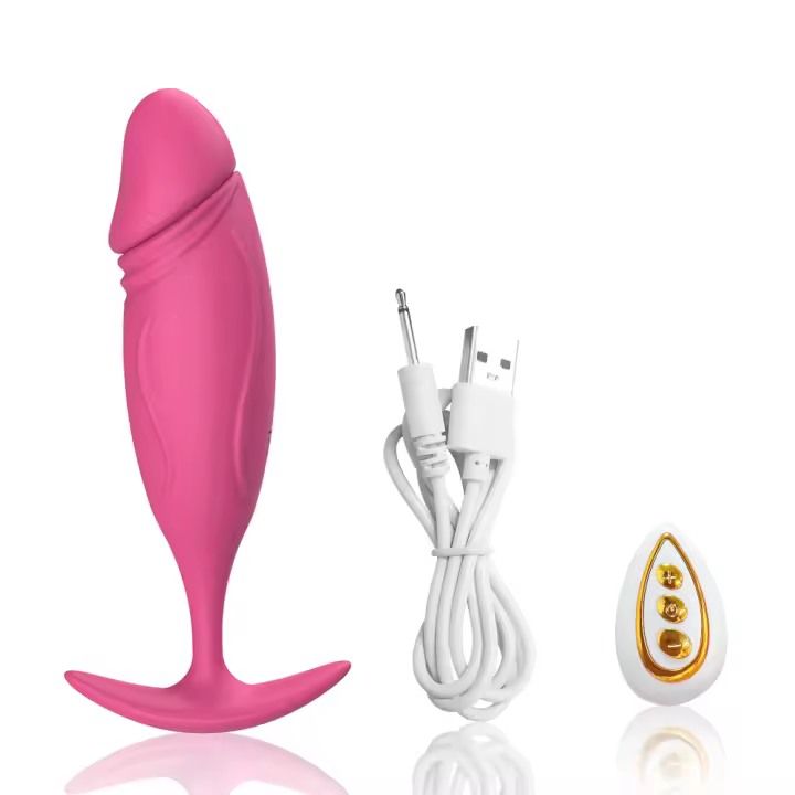 Vibrador Anal para hombres y mujeres, tapón Anal, masajeador de próstata, botón femenino, Control remoto, Juguetes sexuales para adultos, Gay - 1