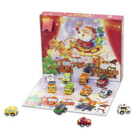 Calendario de Adviento de Navidad para niños con cuenta regresiva de 24 días, juguetes de autos, regalo para niños y niñas - details 9