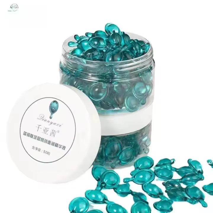 Cápsulas de Peptido de Cobre Azul 50PCS Suero Facial para Rejuvenecer la Piel - 1