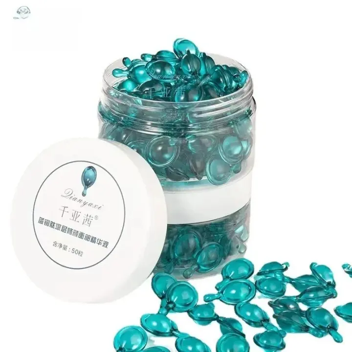 Cápsulas de Peptido de Cobre Azul 50PCS Suero Facial para Rejuvenecer la Piel - 1