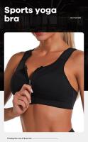 Sujetador deportivo absorbente de impactos para mujer, ropa interior transpirable de secado rápido para entrenamiento, correr y yoga - details 0
