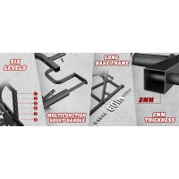 DONOW Leverage Power Squat Rack Lever con LAT Low Row Home Gym System Estación de entrenamiento Relación 2:1 - details 4
