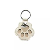 Llavero divertido y bonito con garra de gato, bolsa de almacenamiento de pelo de mascota creativa, llavero de cuero PU, colgante de pata de perro, bolsa colgante - details 3