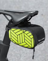 WEST BIKING-bolsa reflectante para SILLÍN de ciclismo, bolsa de malla interior con bolsillo para marco, soporte de liberación rápida para bicicleta de montaña y carretera - details 12