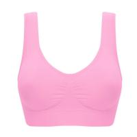 Sujetador de Yoga calado para mujer, chaleco deportivo para correr, Tops cortos acolchados, ropa interior sin aros, sujetadores superiores para gimnasio - details 8
