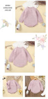 Saltarín Para Bebés Niñas Con Cuello Redondo Y Mangas Largas Suaves Y Transpirable Para Primavera Y Otoño Ropa De Cama Para Recién Nacidos Tallas 0-12 Meses Colores Rosa Y Verde - details 8