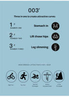 Flarixa ropa moldeadora de cuerpo sin costuras para mujer, bragas de vaina de vientre plano, pantalones cortos de vientre de levitación magnética 5D debajo de la falda, pantalones de seguridad - details 15