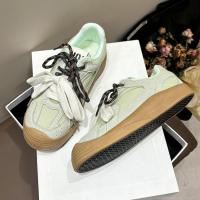 Zapatos informales De malla para mujer, zapatillas Retro transpirables De suela gruesa, De entrenamiento, para verano - details 46
