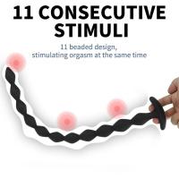 Leten Silicona Suave Dildo Expansor de Anus con Masaje Prostaléfico Juguete de Autoestimulación para Hombres - details 11