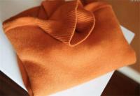Otoño Invierno naranja cuello alto cachemir mujeres suéter grueso Casual básico Jersey tejido suéter Tops sueltos - details 7
