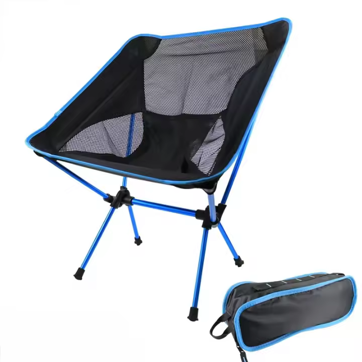 Silla portátil Lazy Boy Silla plegable de aluminio ligero de alta gama Silla lunar para exteriores Silla plegable para camping - 1
