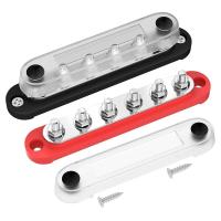 Barra negativa para coche, Terminal 150A, bloque de distribución de energía de 12V, Bus Terminal M8 para barco automotriz - details 12