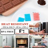 Molde de chocolate, barras cuadradas antiadherentes, reutilizable para proteína de caramelo, molde de silicona para chocolate - details 2