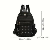 Mochila Unisex Nylon, Otoño/Invierno, Gran Capacidad, Viaje, Bolsos para Mujer - details 3