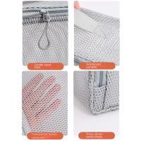 Bolsa de almacenamiento de nailon informal con cremallera, bolsa de malla, bolsas de aseo de mano multiusos para viaje - details 11