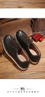 Zapatos de cuero vacuno puro de alta gama, zapatos casuales de suela blanda para hombre - details 11