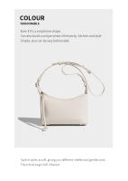 Nuevo bolso de moda estilo cometa, bolso baguette para las axilas, bolso oblicuo de un solo hombro de moda, bolso de mujer - details 12