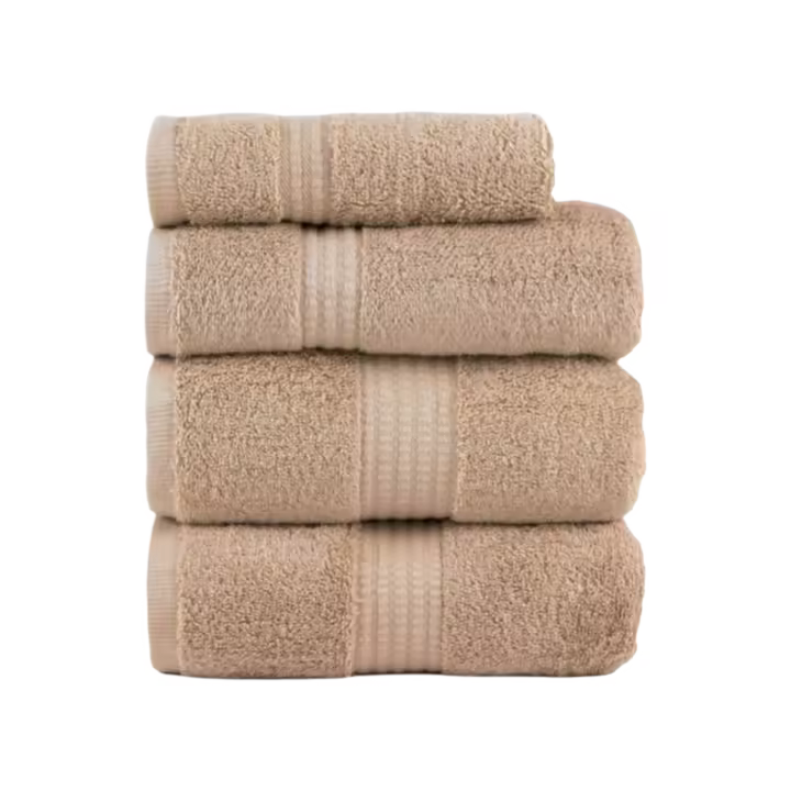 Juego de 4 Toallas Premium 700gr |   100% Algodón |   Secado Rápido y Absorbente - 1
