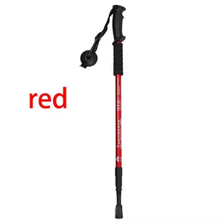 Bastones de senderismo plegables, ligeros y antigolpes, ajustables, para hombre y mujer - 1