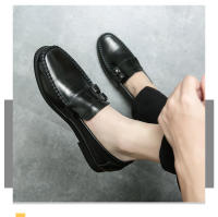 Estilo de pelo puntiagudo casual británico mocasines tendencia transpirable. - details 1