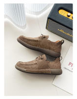 Mocasines, cordones elásticos, cómodos y versátiles, piel de cerdo transpirable, desodorante absorbente del sudor en el interior - details 4