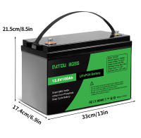 Batería LiFePO4 de 12V 100Ah DATOUBOSS 1280Wh de Potencia, BMS Mejorado a 100A, Ciclos Profundos de 8000-15000, Soporte en Serie/Paralelo para Autobús, Panel Solar, Barco, Hogar - details 4