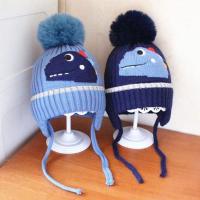 Gorro de Bebé con Bufanda 2023 Diseño de Dibujos Animados Lindos Gorro de Pelo Cálido de Invierno para Niños y Niñas Estilo de Moda con Diseño de Conejo y Dinosaurio - details 1
