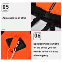 Chaleco salvavidas profesional para adultos, traje de baño para deportes acuáticos, surf, natación, pesca, supervivencia, 40-95kg - details 14