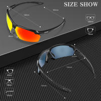 Gafas de Ciclismo Polarizadas KAPVOE Gafas de Sol Deportivas con Lentes Ajustables para Hombres y Mujeres Marco de Plástico UV Protectivo Marca China - details 5