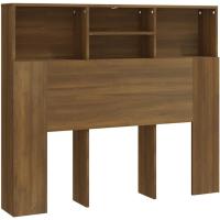 Mueble de Cabeza de Armario de Dormitorio Blanco Estantería de Pared con Almacenamiento - details 39