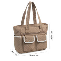 Bolsos de mano de gran capacidad para mujer, bolso de viaje para el trabajo, bolso de hombro de estilo universitario, traje de estudiante, bolsos de libro - details 2