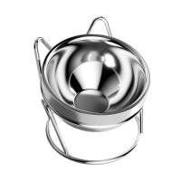 Cuenco para gatos de acero inoxidable con protección para el cuello de mascotas, cuenco de agua para gatos resistente a caídas, cuenco para beber, base alta, inclinación de 16 grados - details 2