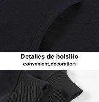 Sudadera con capucha de algodón de THE PIRATE KING para hombre, ropa de calle de marca, jersey de lana de Anime japonés, otoño e invierno, 2022 - details 3
