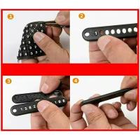 Llavero de Coche de Cuero con Cuerda de Tirantes Accesorio de Llavero de Vehículo Automotriz con Número de Teléfono Regalo Ideal para el Marido - details 1