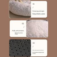 Cama de perro de lujo pata en forma de felpa perro estera, cama para mascotas para perros pequeños medianos y grandes, suministros gatito, perro mascota calmante cama, estera lavable - details 19