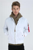 Chaqueta de Bombero Blanco Delgada de Otoño 2025 A Prueba de Agua con Letra de Variedad para Hombres/Mujeres Estilo de Fuerza Aérea Americana - details 3