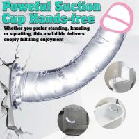 Consolador de gelatina suave Leten, diferentes tamaños, pene postizo realista transparente con ventosa, punto G, masaje vaginal, juguete sexual para mujeres - details 1